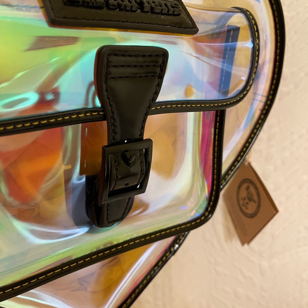 Dr. Martens Heart Shaped Iridescent Transparent Backpack - NWT * - Picture 10 of 10